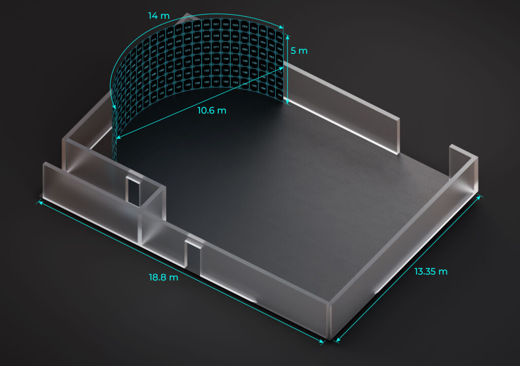 Stage with screen (blueprint)