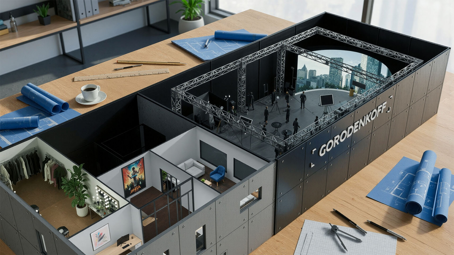 New filming studio for Gorodenkoff Productions - miniature