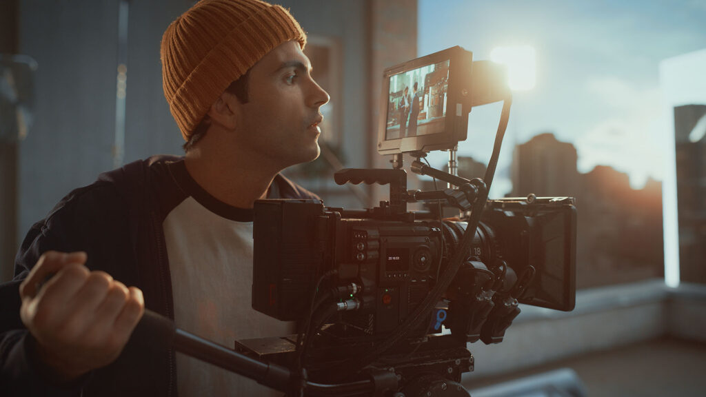 DP with RED cinema camera